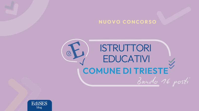 Concorso istruttori educativi Comune di Trieste