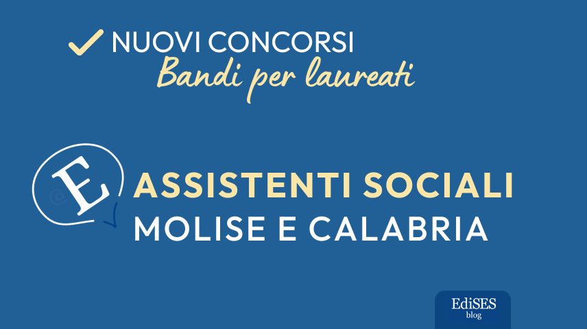 Concorsi assistenti sociali Calabria e Molise