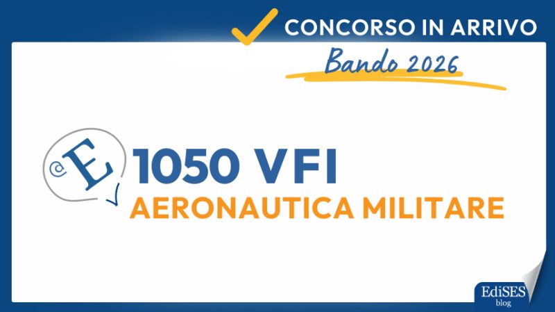 Concorso 1050 VFI Aeronautica 2026