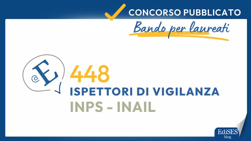 Concorso 448 Ispettori Vigilanza INPS-INAIL
