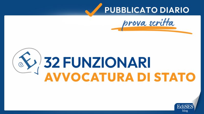Concorso funzionari Avvocatura di Stato