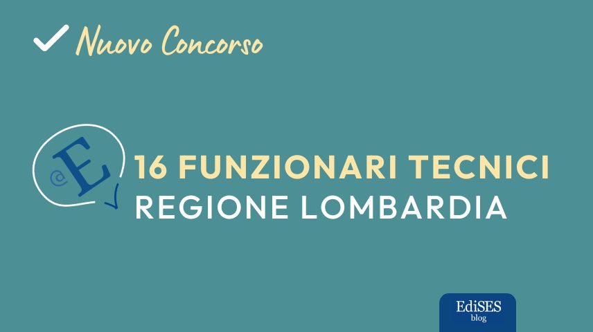 Concorso funzionari tecnici Regione Lombardia