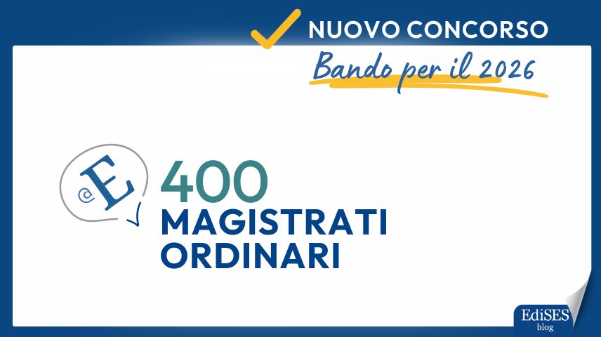 Concorso magistrati ordinari 2026