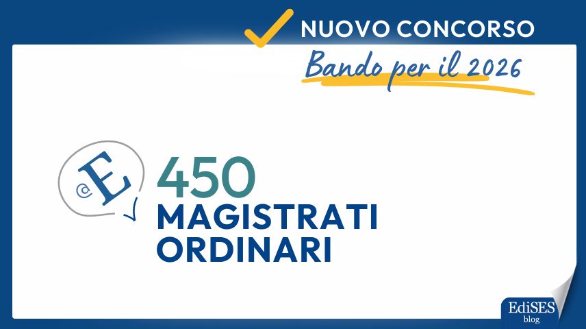 Concorso magistrati ordinari 2026