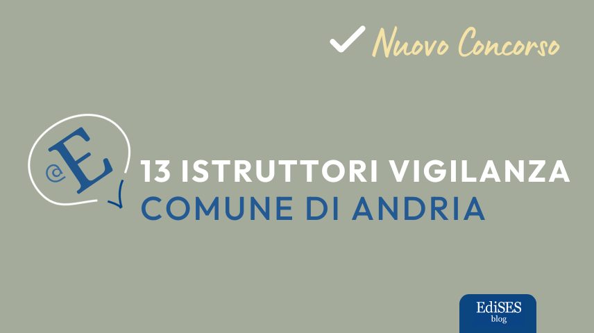 Concorso polizia locale Comune di Andria