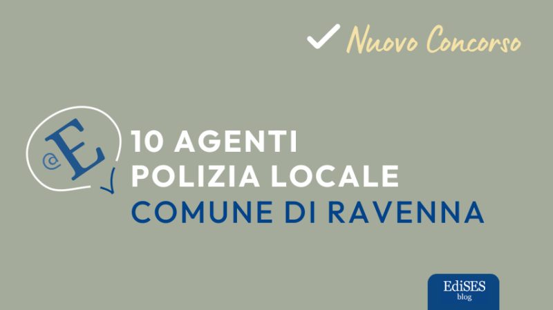 Concorso polizia locale Comune di Ravenna
