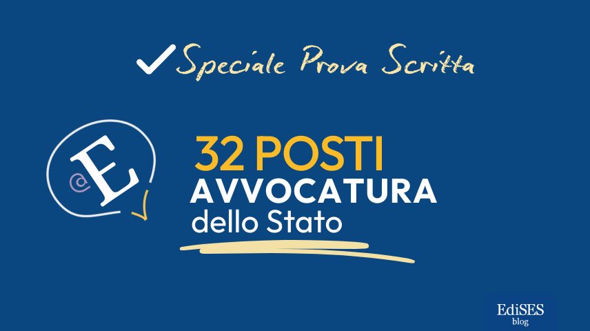Prova scritta concorso 32 Funzionari Avvocatura dello Stato