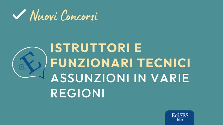 concorsi istruttori e funzionari tecnici