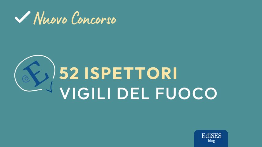 concorso 52 ispettori vigili del fuoco