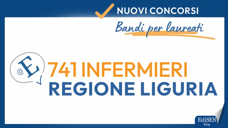 Concorsi 741 infermieri Regione Liguria