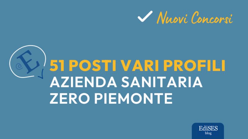 Concorsi Azienda sanitaria Zero di Torino