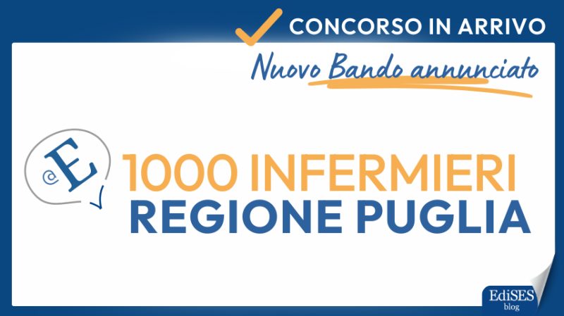Concorso 1000 infermieri Regione Puglia