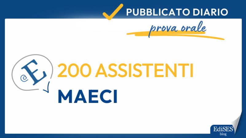 Concorso 200 assistenti MAECI