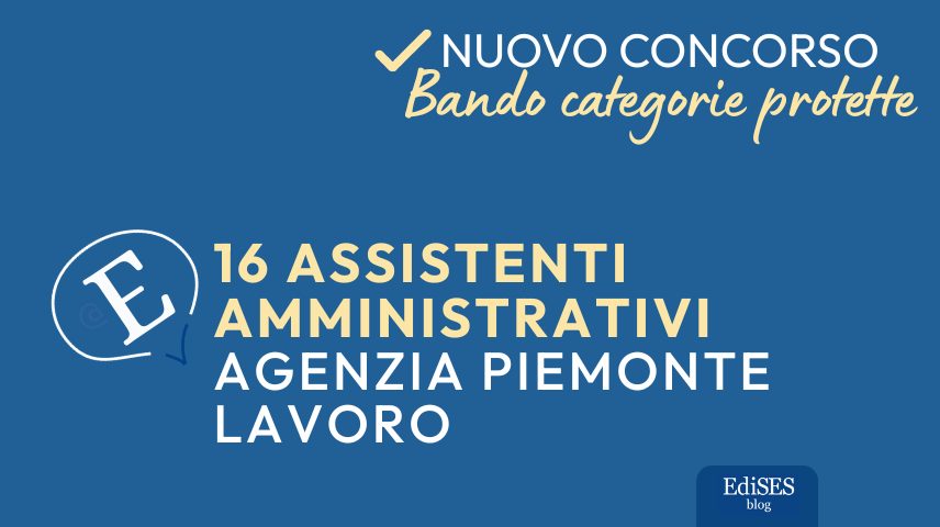 Concorso Agenzia Piemonte Lavoro