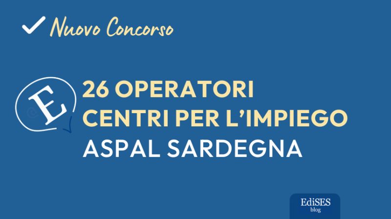 Concorso operatori ASPAL Sardegna