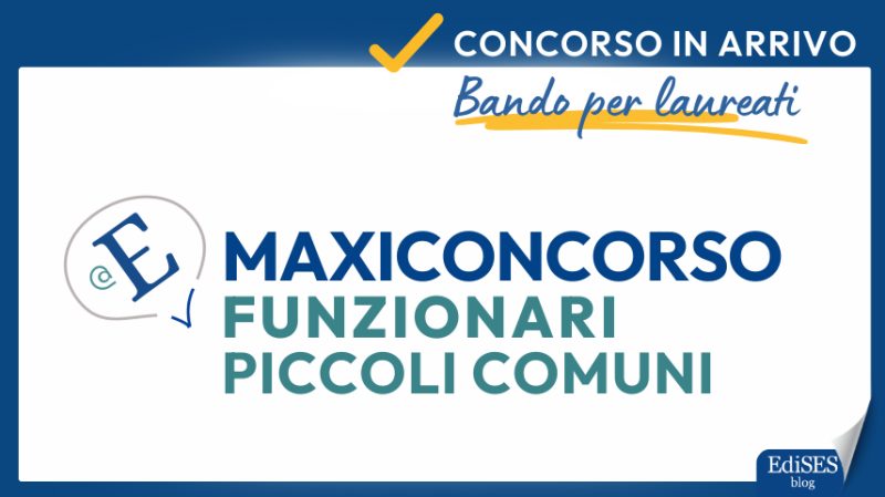 Maxiconcorso piccoli comuni