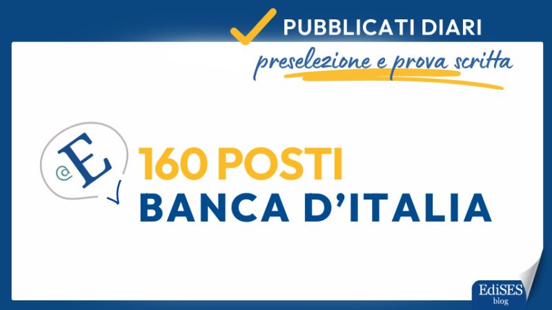 Concorsi 160 posti Banca Italia