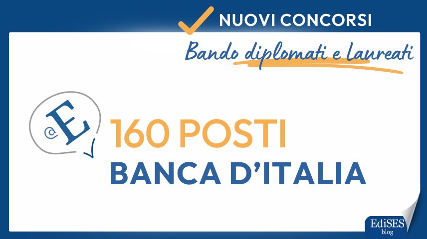 Concorsi 160 posti Banca Italia