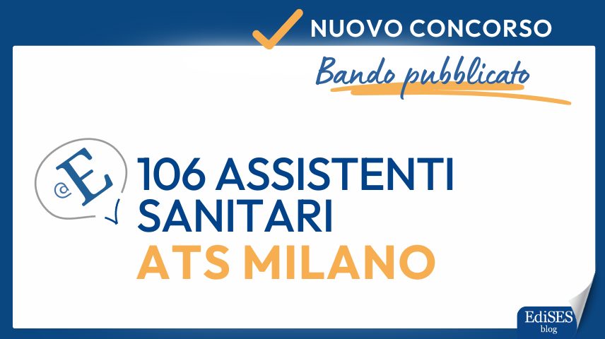 Concorso 106 assistenti sanitari Milano