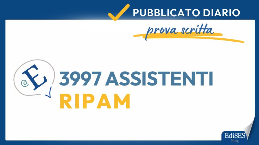 Concorso 3997 posti RIPAM