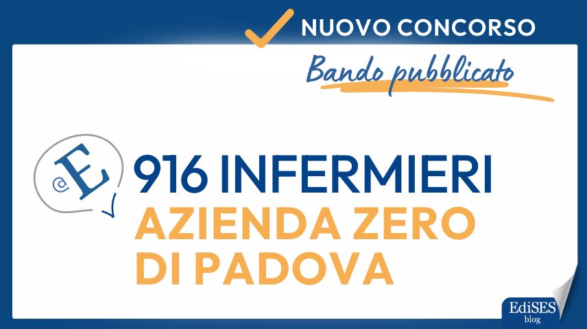 Concorso 916 infermieri Regione Veneto