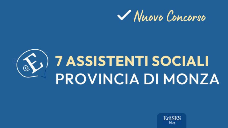 Concorso assistenti sociali Monza