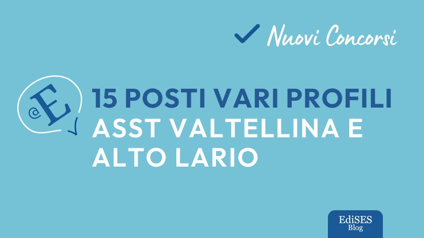 Concorsi Asst Valtellina Sondrio
