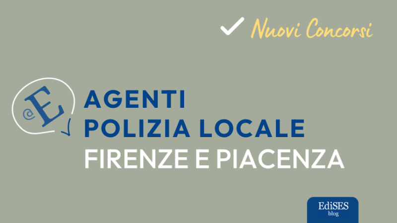Concorsi polizia locale Toscana ed Emilia Romagna
