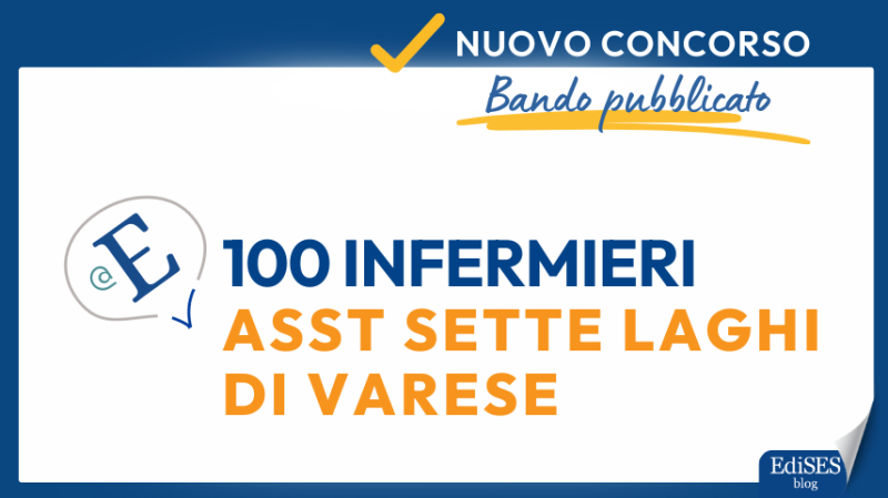 Concorso 100 infermieri ASST Sette Laghi Varese