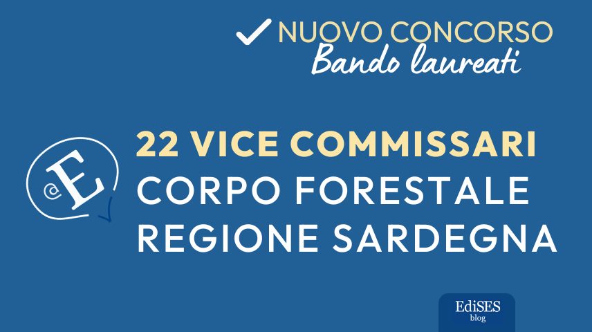 Concorso Corpo Forestale Regione Sardegna