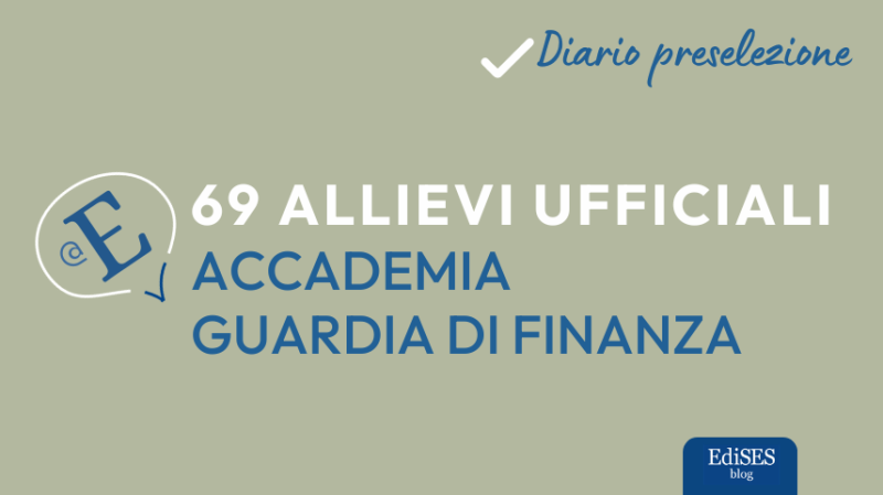 Concorso allievi ufficiali Guardia di Finanza