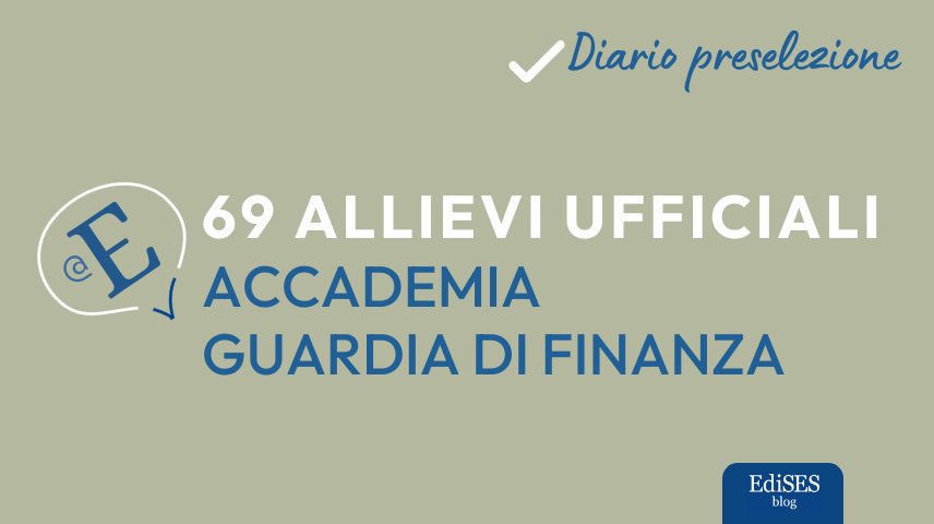 Concorso allievi ufficiali Guardia di Finanza