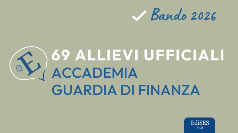 Concorso allievi ufficiali Guardia di Finanza