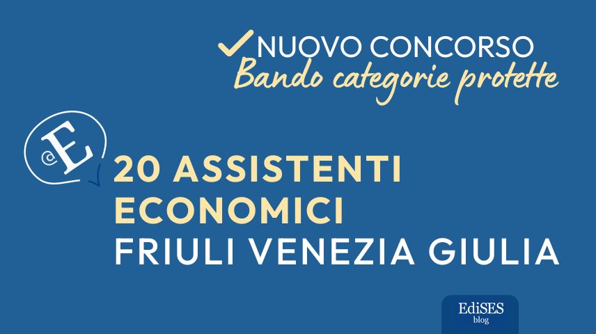 Concorso assistenti economici Friuli Venezia Giulia