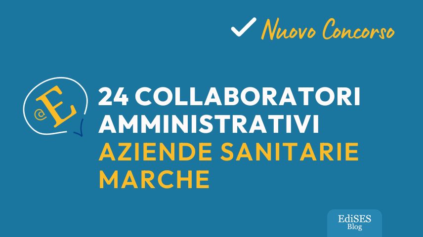 Concorso collaboratori amministrativi Marche