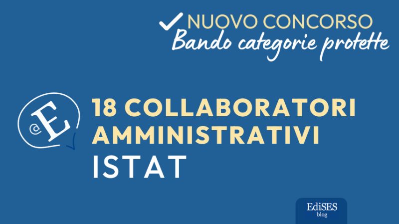 Concorso collaboratori di amministrazione ISTAT