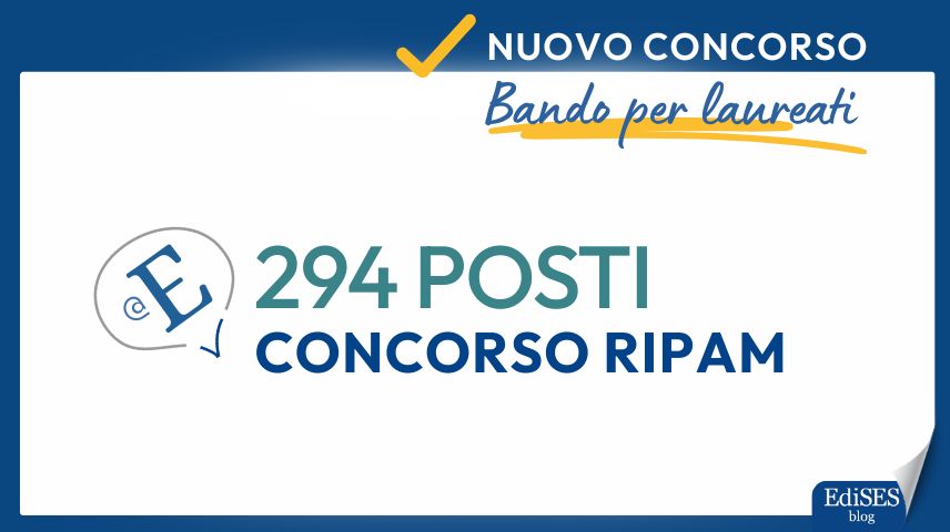 concorso RIPAM 294 posti