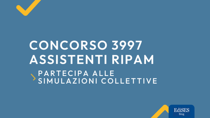 Simulazioni concorso 3997 posti RIPAM