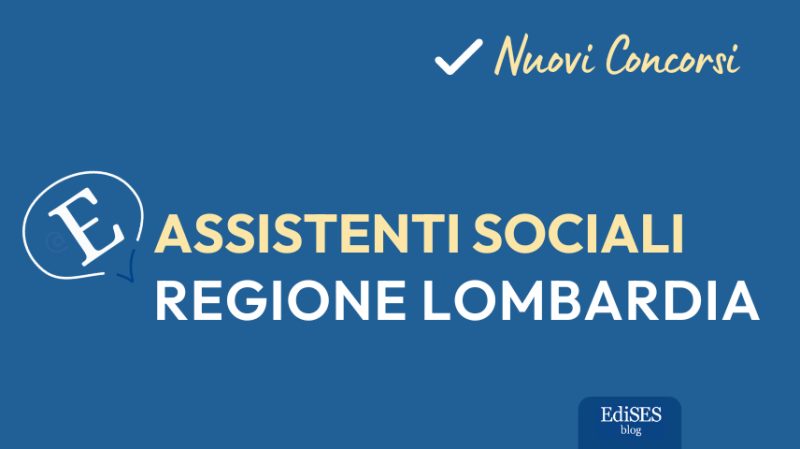 Concorsi assistenti sociali Lombardia