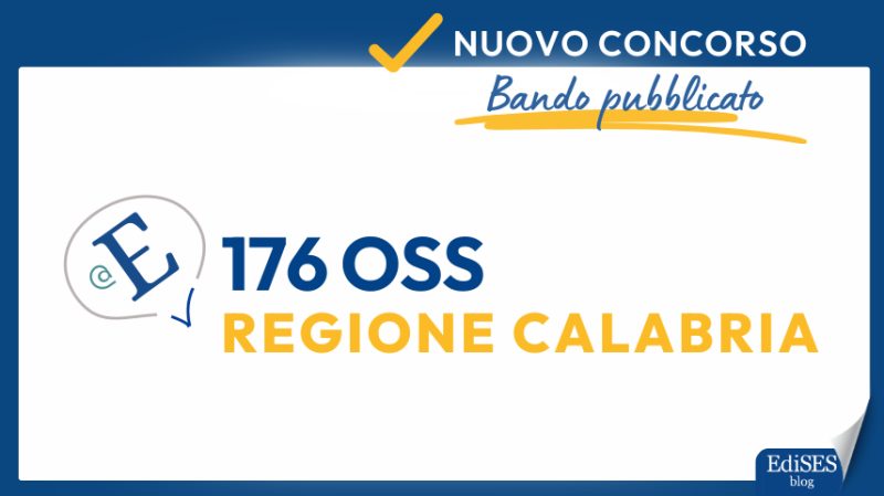 Concorso 176 OSS Regione Calabria