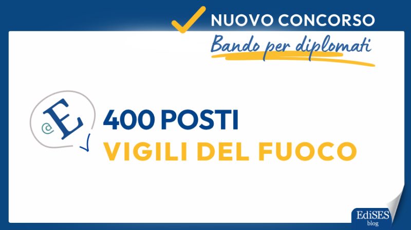 Concorso Vigili del Fuoco 2026