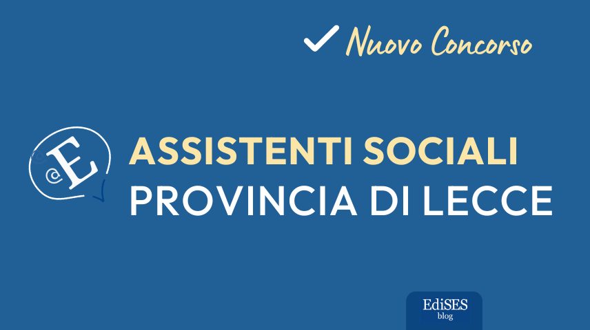 Concorso assistenti sociali Lecce