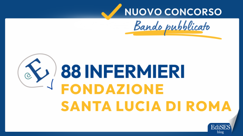 Concorso infermieri Fondazione Santa Lucia Roma