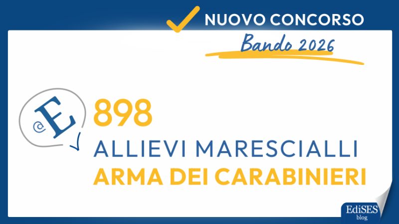 concorso allievi marescialli carabinieri 2026