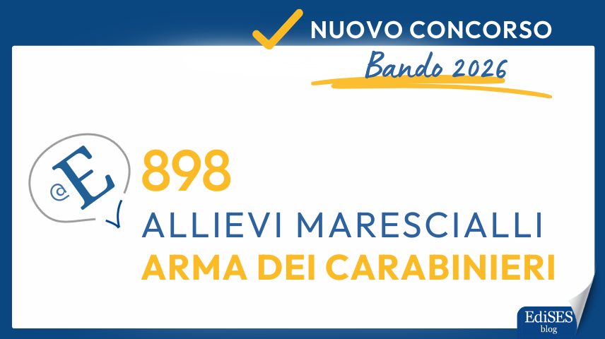 concorso allievi marescialli carabinieri 2026