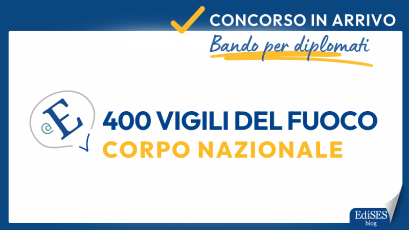 concorso vigili del fuoco 2026