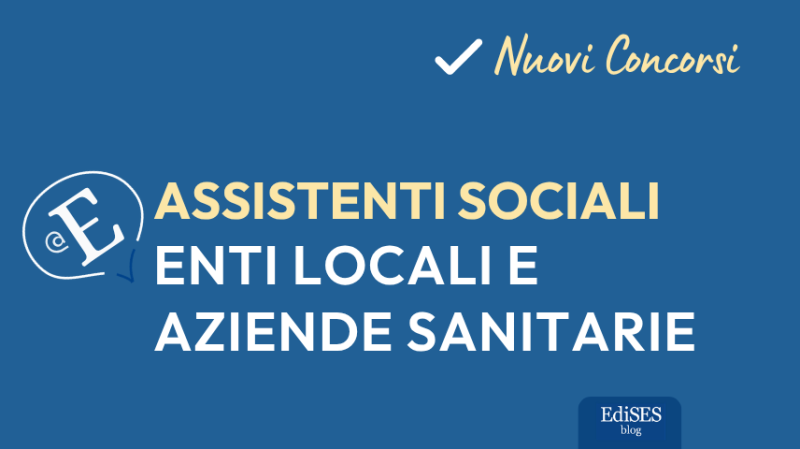 Concorsi assistenti sociali varie regioni