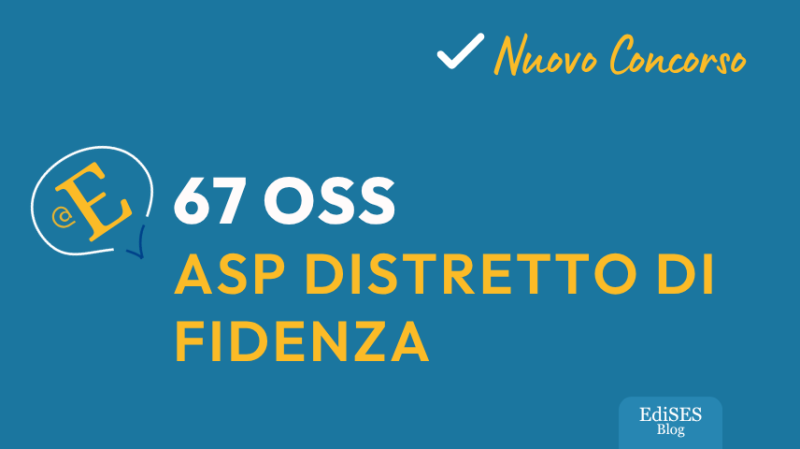 Concorso 67 OSS ASP Fidenza