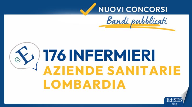 Concorsi 176 infermieri Lombardia