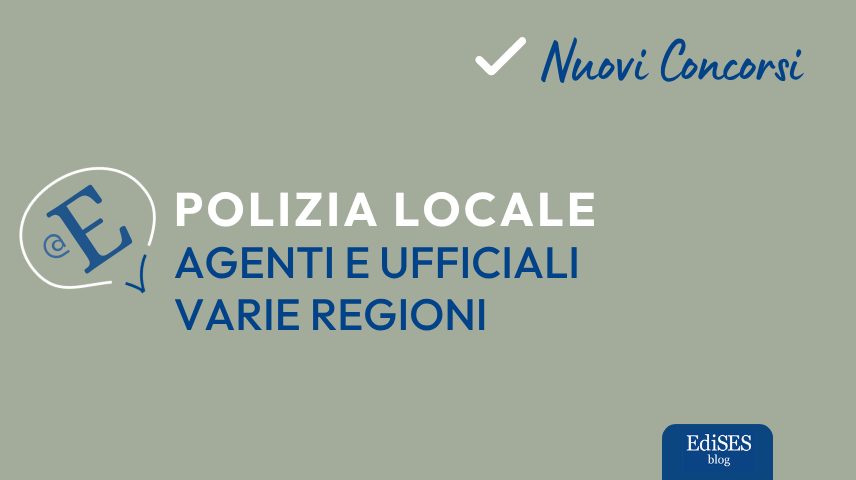 Concorsi agenti e ufficiali polizia locale